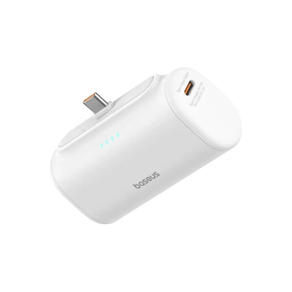 Powerbank Baseus Compact 5000mAh 20W USB-C (biały)