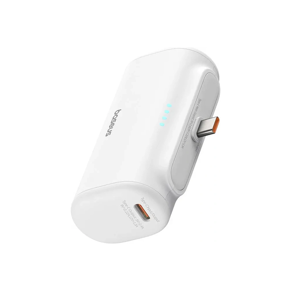 Powerbank Baseus Compact 5000mAh 20W USB-C (biały)