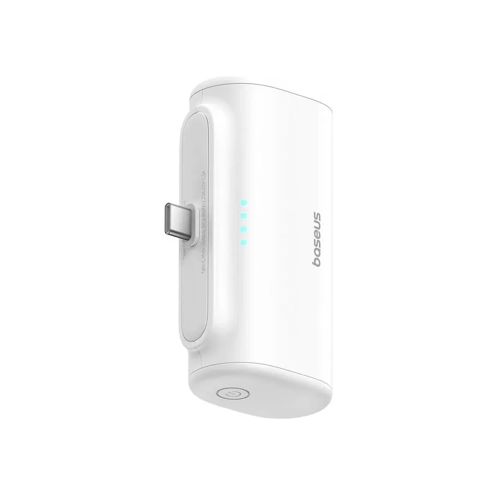 Powerbank Baseus Compact 5000mAh 20W USB-C (biały)