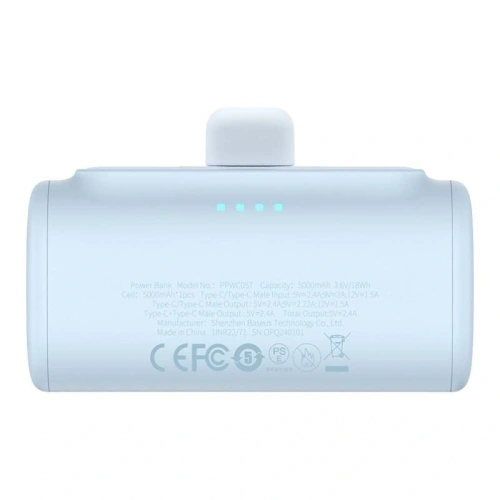 Kup Powerbank Baseus Compact USB-C 5000mAh 20W (albastru) - BSU8913 - {ean13} - Sklep Home Screen