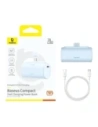 Kup Powerbank Baseus Compact USB-C 5000mAh 20W (modrý) - BSU8913 - {ean13} - Sklep Home Screen