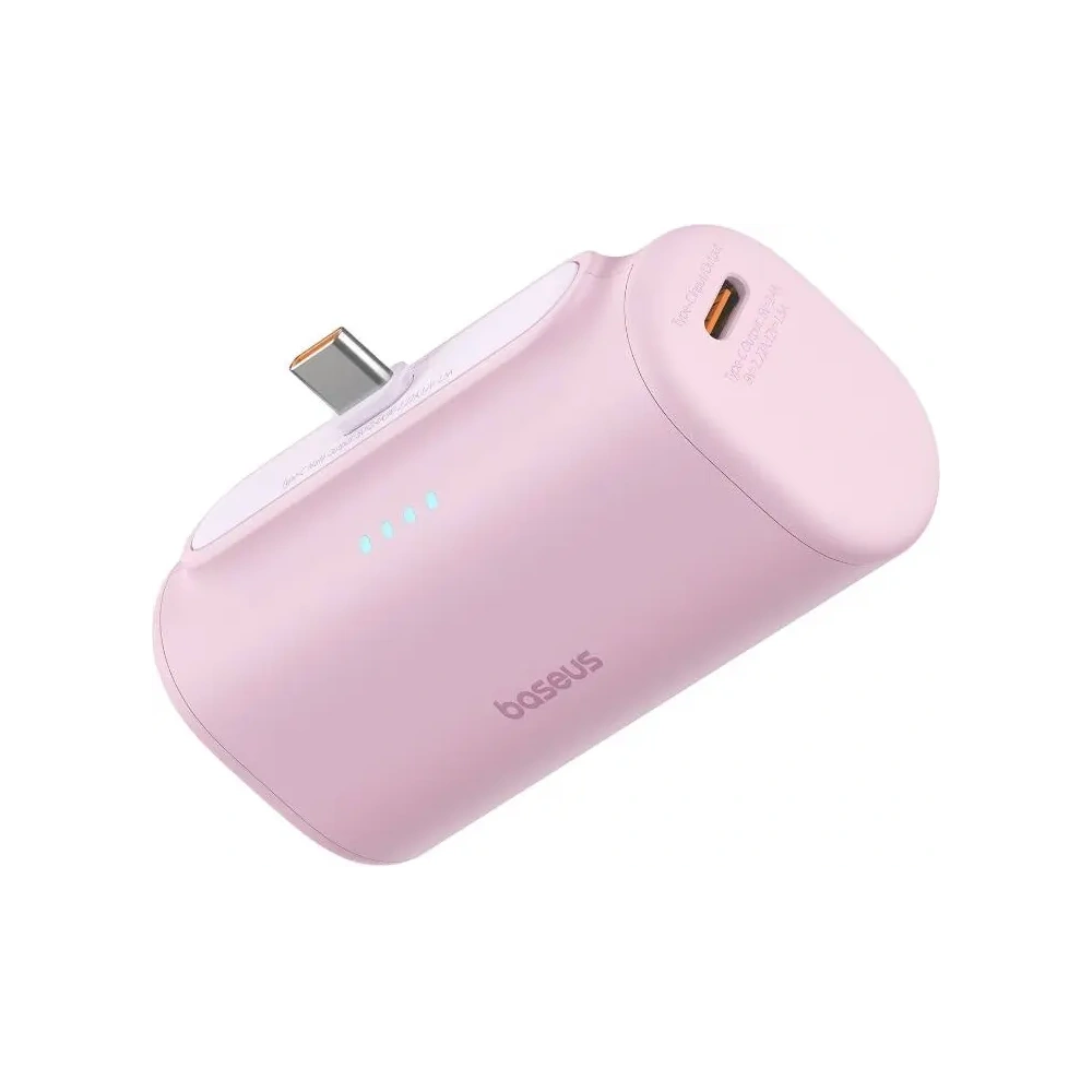 Powerbank Baseus Compact USB-C 5000mAh 20W (różowy)