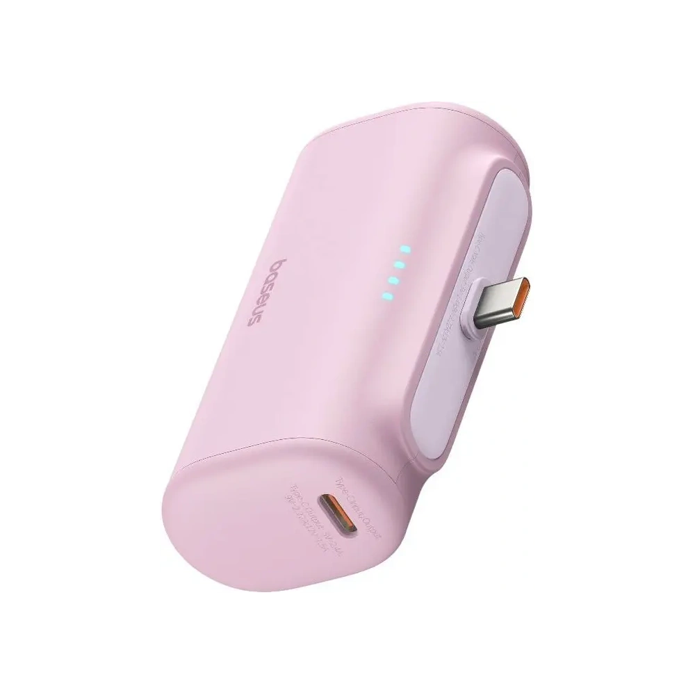 Powerbank Baseus Compact USB-C 5000mAh 20W (różowy)