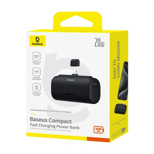 Kup Powerbank OS-Baseus Compact IP 5000mAh 20W (fekete) - BSU8915 - {ean13} - Sklep Home Screen