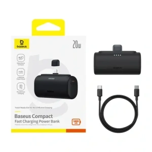 Buy Powerbank OS-Baseus Compact IP 5000mAh 20W (black) - BSU8915 - {ean13} - Home Screen Store Europe