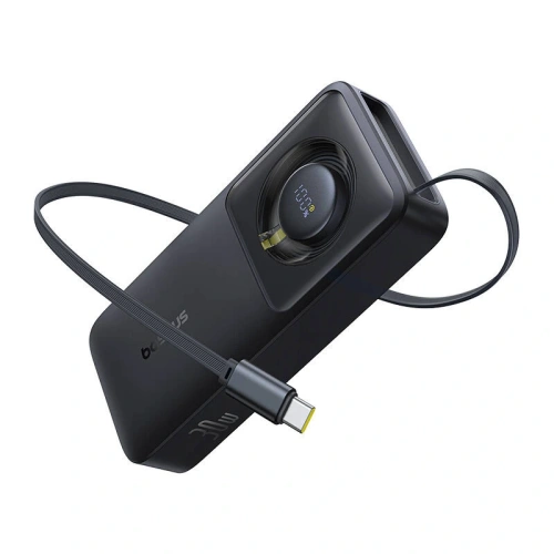 Kup Baseus OS Free2Pull 10000mAh 30W Powerbank + integriertes USB-C-Kabel (schwarz) - BSU8918 - {ean13} - Sklep Home Screen