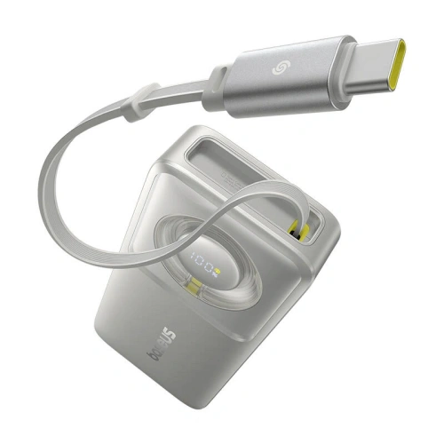 Kup Baseus OS Free2Pull 10000mAh 30W Powerbank + integriertes USB-C-Kabel (grau) - BSU8919 - {ean13} - Sklep Home Screen