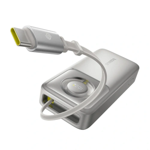 Kup Powerbank Baseus OS Free2Pull 20000mAh 65W + vestavěný kabel USB-C (šedý) - BSU8920 - {ean13} - Sklep Home Screen