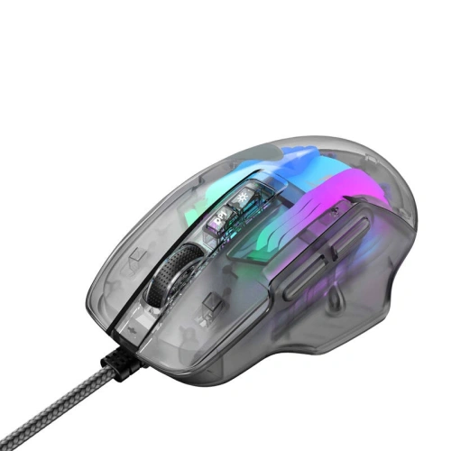 Buy HAVIT MS1011SE wired gaming mouse (transparent/black) - HVT310 - {ean13} - Home Screen Store Europe