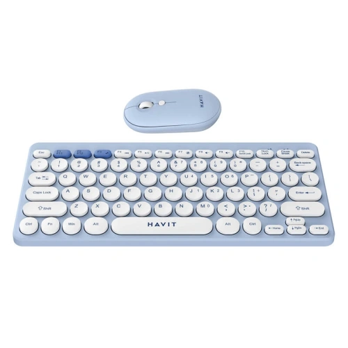 Buy HAVIT KB279GCM wireless 2-in-1 gaming set keyboard + mouse (blue) - HVT311 - {ean13} - Home Screen Store Europe