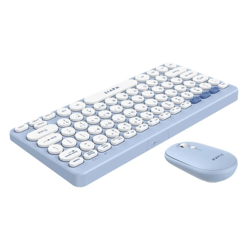 Buy HAVIT KB279GCM wireless 2-in-1 gaming set keyboard + mouse (blue) - HVT311 - {ean13} - Home Screen Store Europe