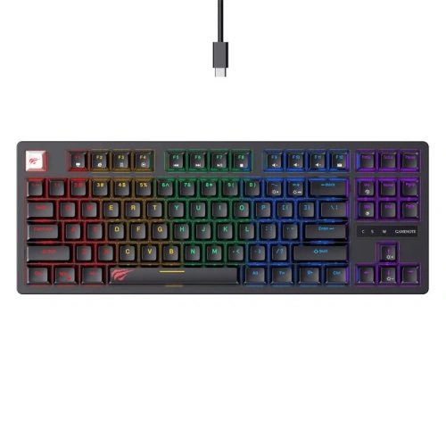 Buy HAVIT KB892L RGB wired gaming keyboard (black) - HVT316 - {ean13} - Home Screen Store Europe