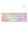 Kup Klawiatura mechaniczna gamingowa HAVIT KB874L RGB (różowo-biała) - HVT321 - {ean13} - Sklep Home Screen