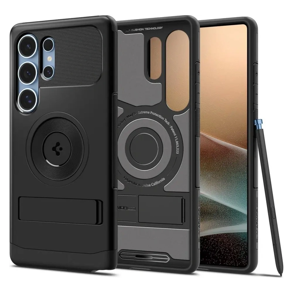 Etui Spigen Slim Armor Mag MagSafe Samsung Galaxy S25 Ultra Black