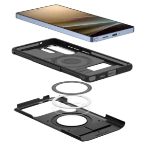 Kup Spigen Slim Armor Mag MagSafe Samsung Galaxy S25 Ultra Fekete - SPN16601 - {ean13} - Sklep Home Screen