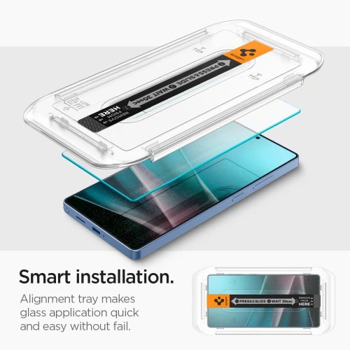 Kup Szkło hartowane Spigen GLAS.tR ez Fit HD Samsung Galaxy S25 Ultra Clear [2 PACK] - SPN16602 - {ean13} - Sklep Home Screen