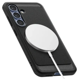 Kup Spigen Rugged Armor Mag MagSafe Samsung Galaxy S25+ Plus Matt Fekete - SPN16605 - {ean13} - Sklep Home Screen