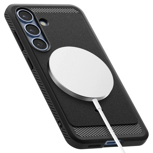 Kup Etui Spigen Rugged Armor Mag MagSafe Samsung Galaxy S25+ Plus Matte Black - SPN16605 - {ean13} - Sklep Home Screen
