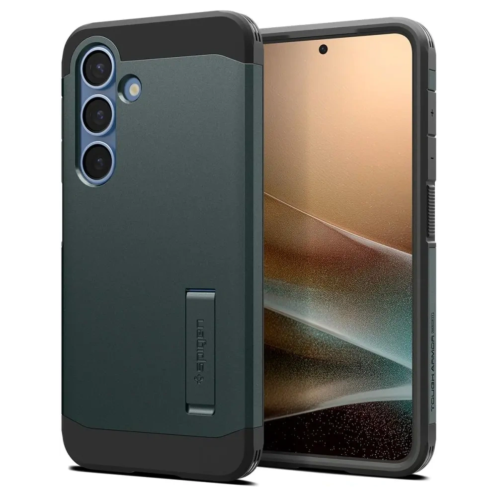 Etui Spigen Tough Armor MagSafe Samsung Galaxy S25+ Plus Abyss Green