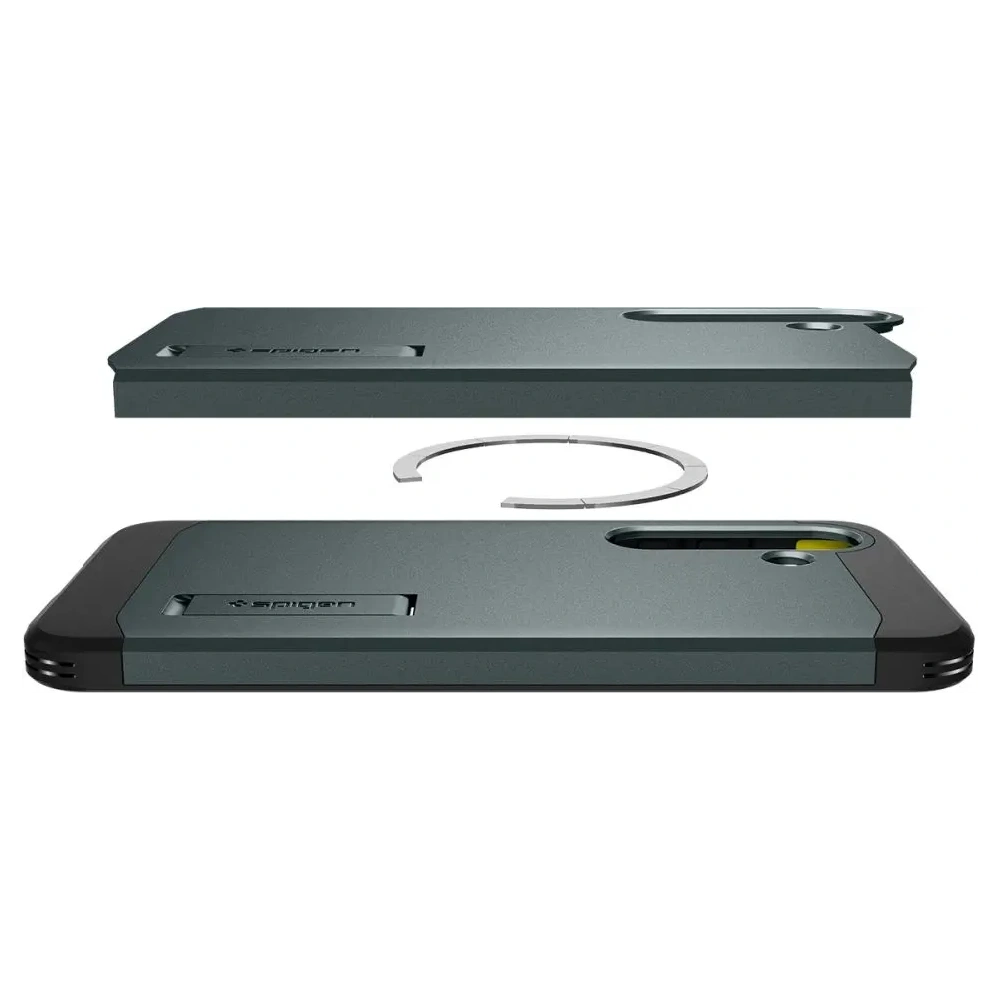 Etui Spigen Tough Armor MagSafe Samsung Galaxy S25+ Plus Abyss Green