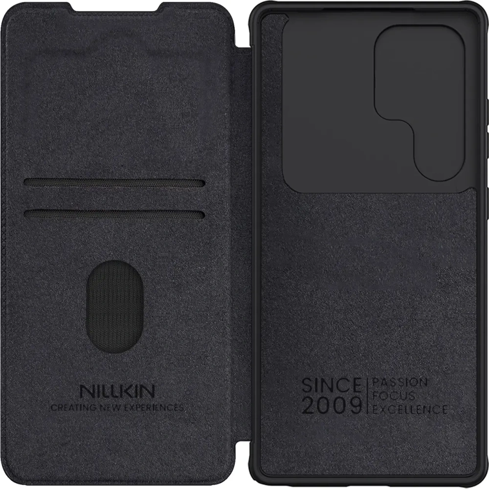 Etui Nillkin Qin Pro Samsung Galaxy S25 Ultra czarne