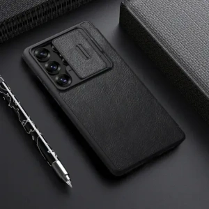 Kup Nillkin Qin Pro Samsung Galaxy S25 Ultra fekete - NLK1658 - {ean13} - Sklep Home Screen