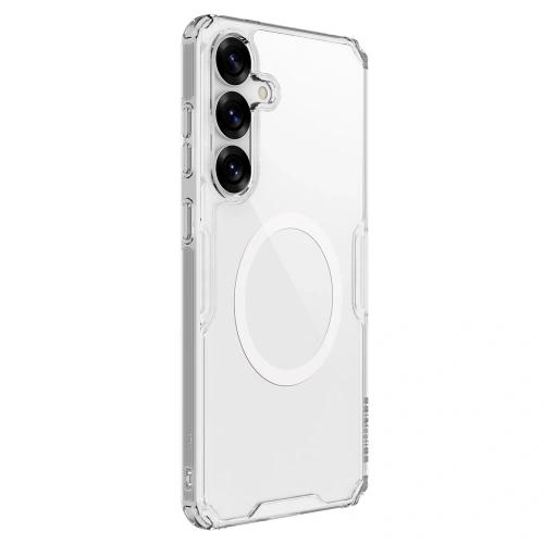Buy Nillkin Nature TPU Pro Magnetic Case MagSafe Samsung Galaxy S25 white - NLK1659 - {ean13} - Home Screen Store Europe