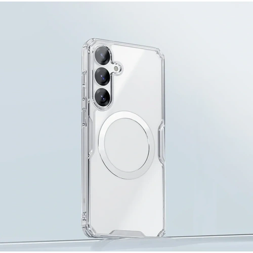 Buy Nillkin Nature TPU Pro Magnetic Case MagSafe Samsung Galaxy S25 white - NLK1659 - {ean13} - Home Screen Store Europe