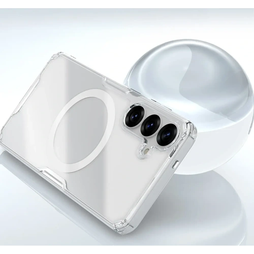 Kup Etui Nillkin Nature TPU Pro Magnetic Case MagSafe Samsung Galaxy S25 bílé - NLK1659 - {ean13} - Sklep Home Screen