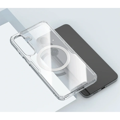 Kup Etui Nillkin Nature TPU Pro Magnetic Case MagSafe Samsung Galaxy S25 bílé - NLK1659 - {ean13} - Sklep Home Screen