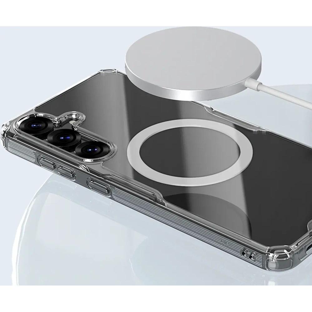 Etui Nillkin Nature TPU Pro Magnetic Case MagSafe Samsung Galaxy S25 białe