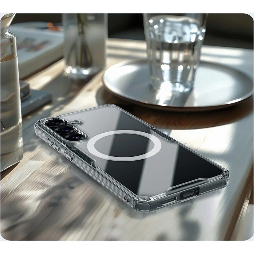 Etui Nillkin Nature TPU Pro Magnetic Case MagSafe Samsung Galaxy S25 białe