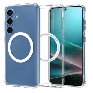 Buy Spigen Ultra Hybrid Mag MagSafe Samsung Galaxy S25+ Plus Clear/white - SPN16610 - {ean13} - Home Screen Store Europe
