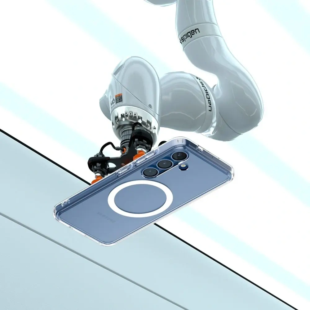 Etui Spigen Ultra Hybrid Mag MagSafe Samsung Galaxy S25+ Plus Clear/white