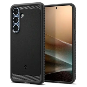 Buy Spigen Rugged Armor Mag MagSafe Samsung Galaxy S25 Matte Black - SPN16614 - {ean13} - Home Screen Store Europe