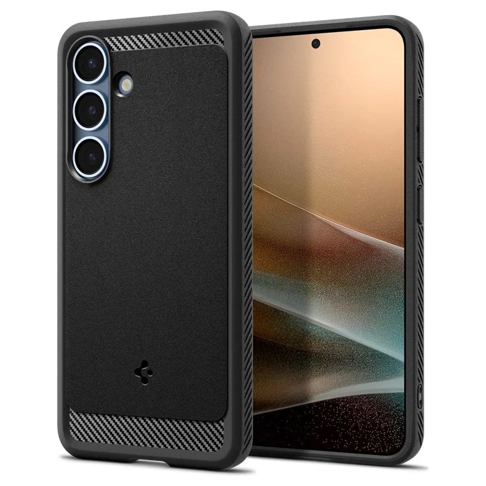 Etui Spigen Rugged Armor Mag MagSafe Samsung Galaxy S25 Matte Black