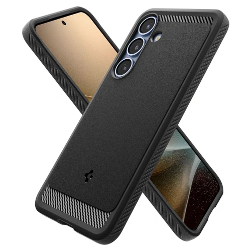 Kup Etui Spigen Rugged Armor Mag MagSafe Samsung Galaxy S25 Matná Černá - SPN16614 - {ean13} - Sklep Home Screen