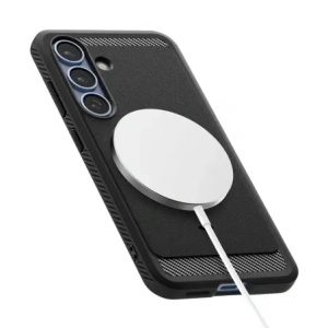 Buy Spigen Rugged Armor Mag MagSafe Samsung Galaxy S25 Matte Black - SPN16614 - {ean13} - Home Screen Store Europe