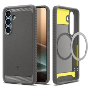 Kup Etui Spigen Rugged Armor Mag MagSafe Samsung Galaxy S25 Marble Grey - SPN16615 - {ean13} - Sklep Home Screen
