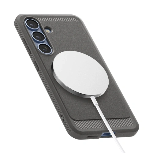 Kup Etui Spigen Rugged Armor Mag MagSafe Samsung Galaxy S25 Marble Grey - SPN16615 - {ean13} - Sklep Home Screen