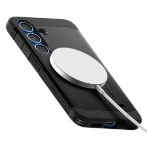 Buy Spigen Tough Armor MagSafe Samsung Galaxy S25 Black - SPN16616 - {ean13} - Home Screen Store Europe