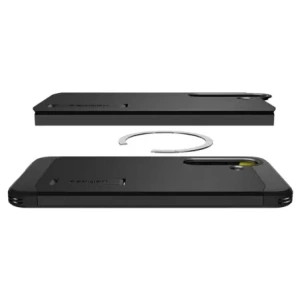 Buy Spigen Tough Armor MagSafe Samsung Galaxy S25 Black - SPN16616 - {ean13} - Home Screen Store Europe