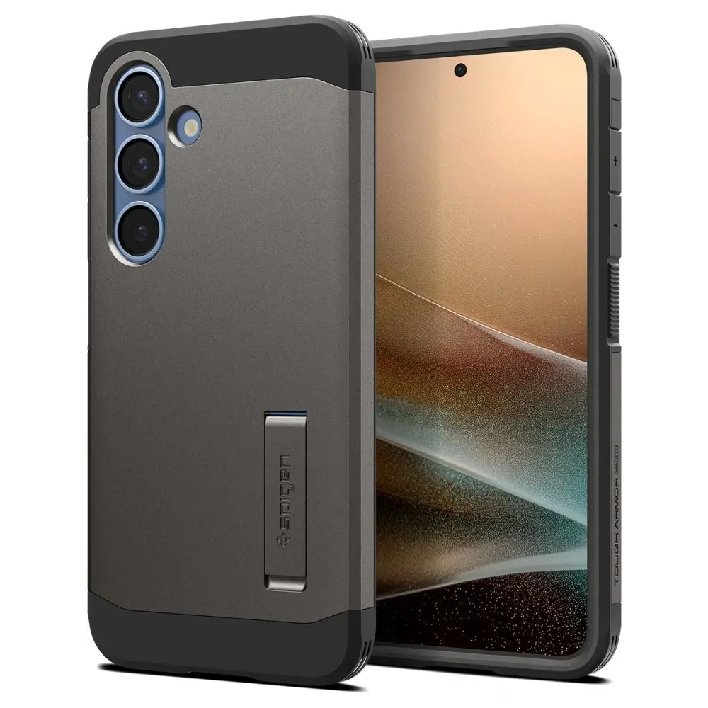 Etui Spigen Tough Armor MagSafe Samsung Galaxy S25 Gunmetal