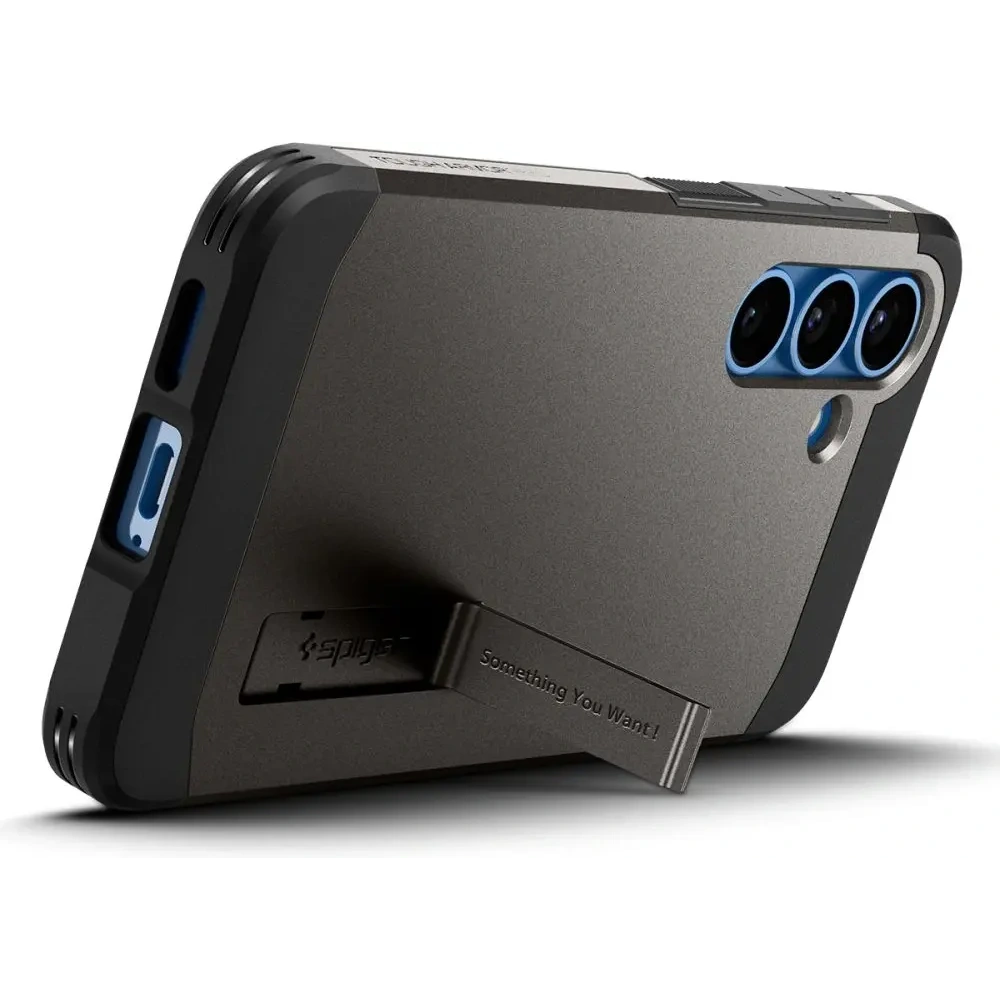 Etui Spigen Tough Armor MagSafe Samsung Galaxy S25 Gunmetal