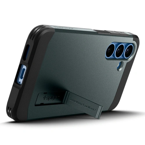 Kup Etui Spigen Tough Armor MagSafe Samsung Galaxy S25 Abyss Green - SPN16618 - {ean13} - Sklep Home Screen