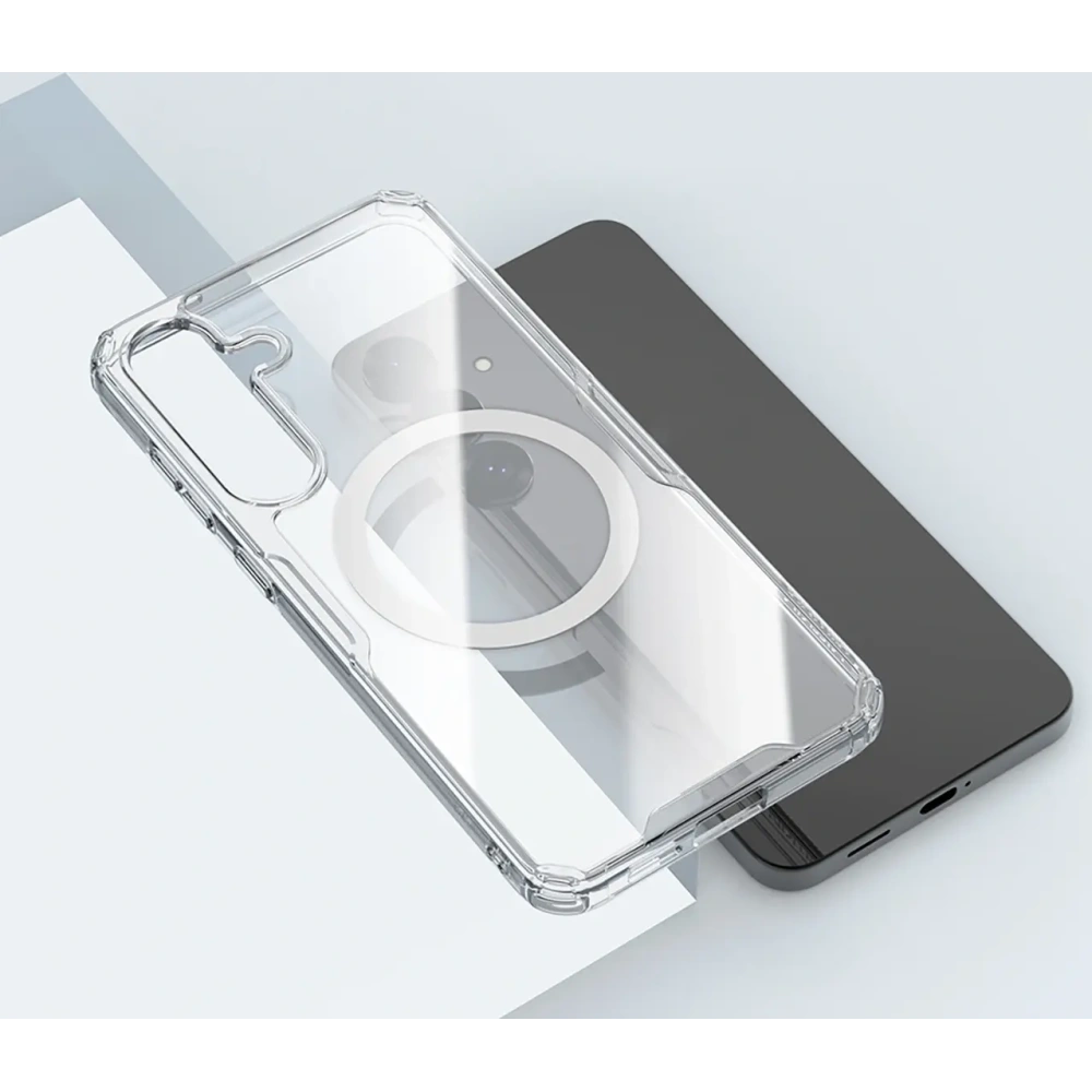 Etui Nillkin Nature TPU Pro Magnetic Case MagSafe Samsung Galaxy S25+ Plus białe