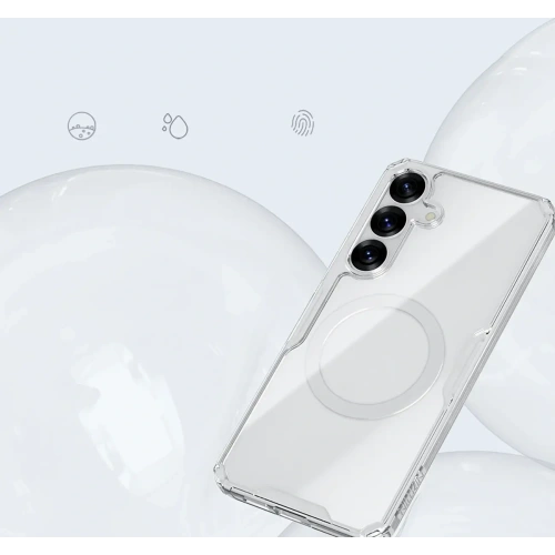 Kup Nillkin Nature TPU Pro Magnetic Case MagSafe Samsung Galaxy S25+ Plus alb - NLK1660 - {ean13} - Sklep Home Screen