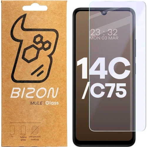 Kup Elastyczne szkło hybrydowe Bizon Glass Mule do Xiaomi Redmi 14C 4G / POCO C75 - BIZ8207 - {ean13} - Sklep Home Screen