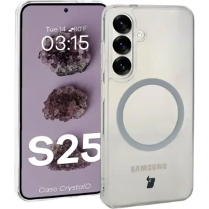 Kup Etui z pierścieniem magnetycznym Bizon Case CrystalO do Samsung Galaxy S25 przezroczyste - BIZ8211 - {ean13} - Sklep Home Screen