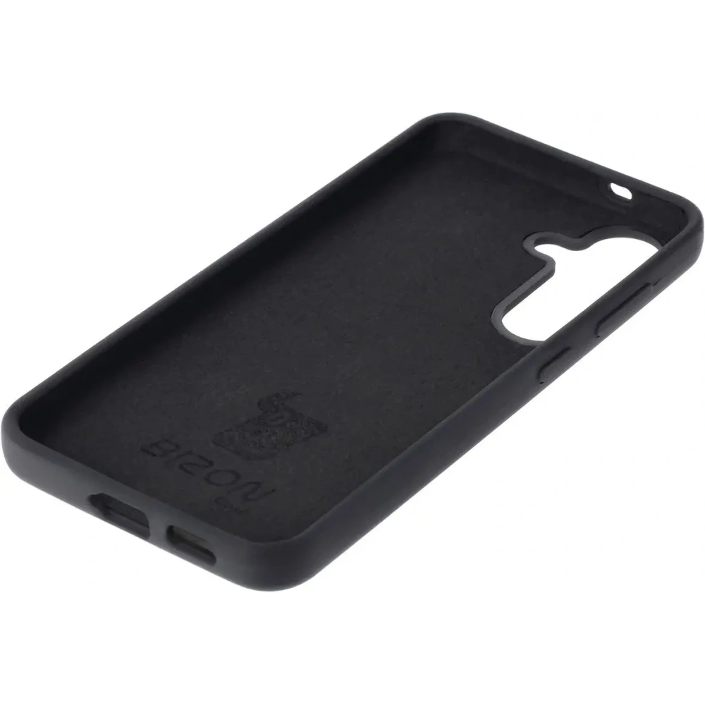 Silikonowe etui Bizon Soft Case do Samsung Galaxy S25 czarne